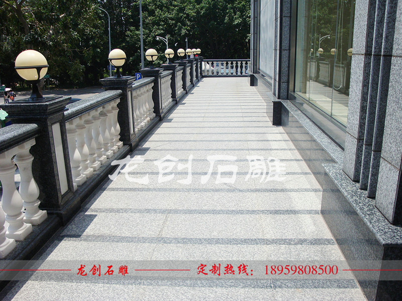 石扶手欄桿 石材陽臺(tái)欄桿